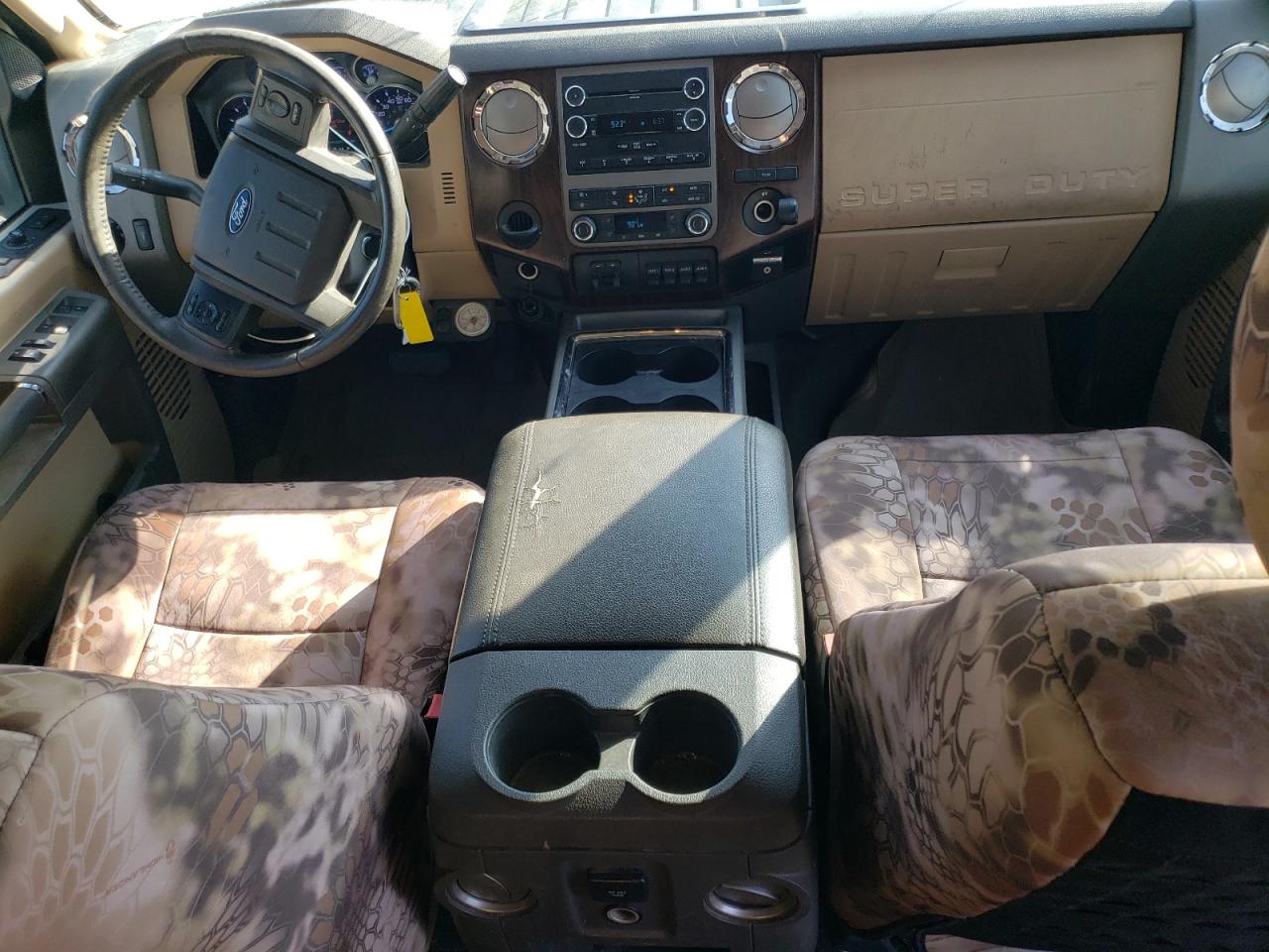 2011 Ford F350 VIN 1FT8W3CT7BEB07724 Copart auction photo, front end / side damage thumbnail 8