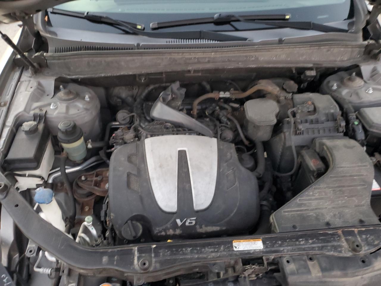 2012 Hyundai Santa Fe VIN 5XYZK4AGXCG145498 Copart auction photo, front end / rear end damage thumbnail 12