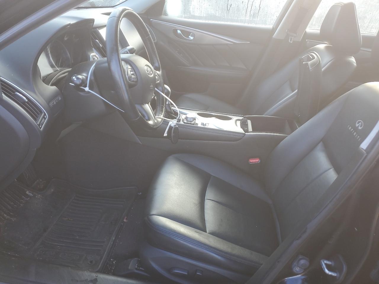 2014 Infiniti Q50 VIN JN1BV7AR6EM703315 Copart auction photo, front end damage thumbnail 7