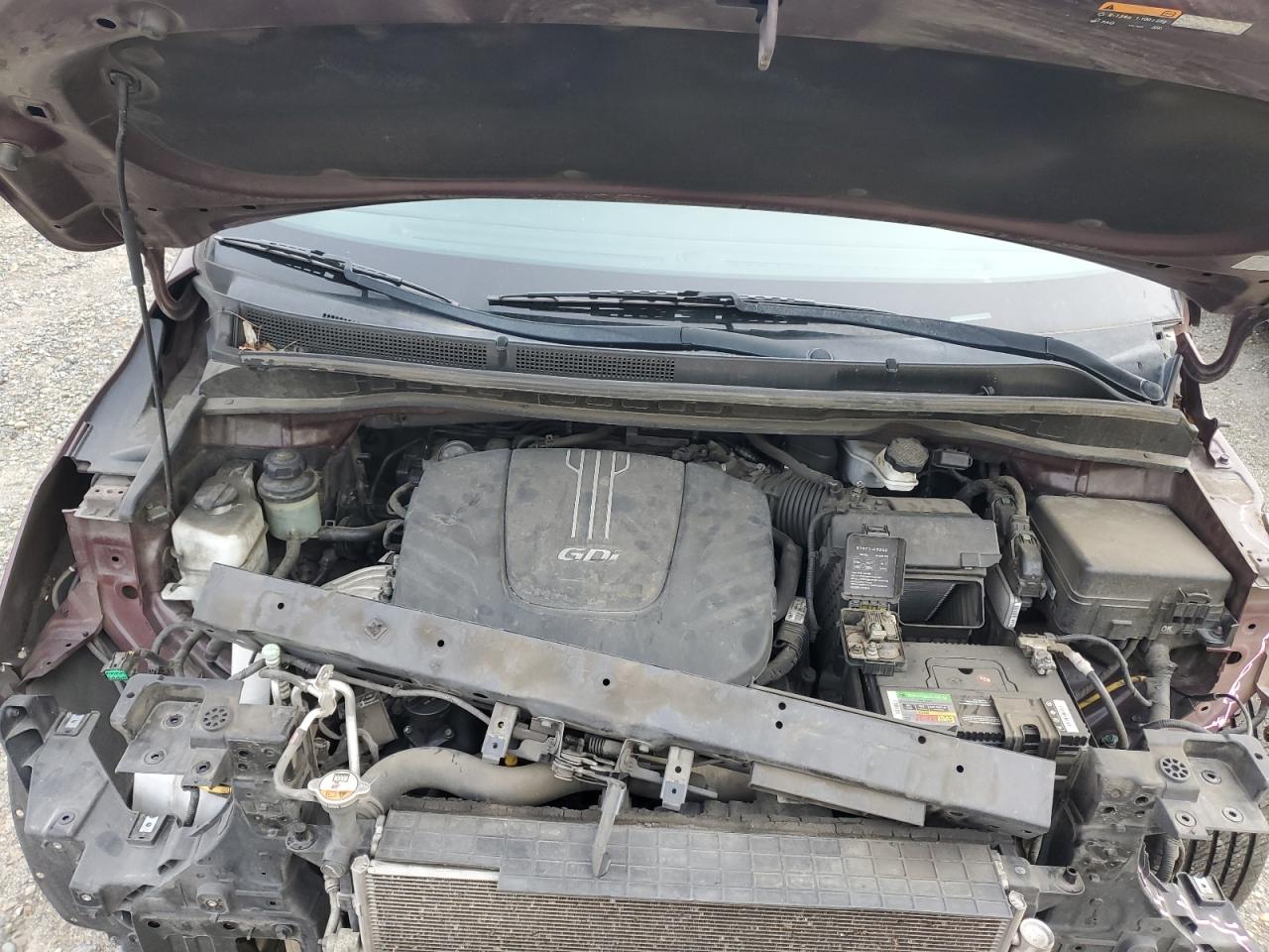 2016 KIA Sedona VIN KNDMB5C15G6197400 Copart auction photo, front end / side damage thumbnail 12