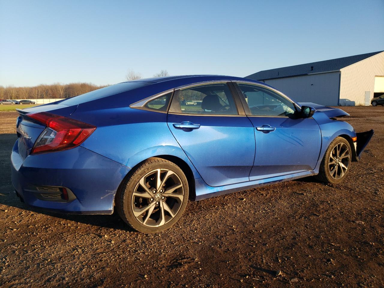 2020 Honda Civic VIN 2HGFC2F89LH586614 Copart auction photo, front end damage thumbnail 3