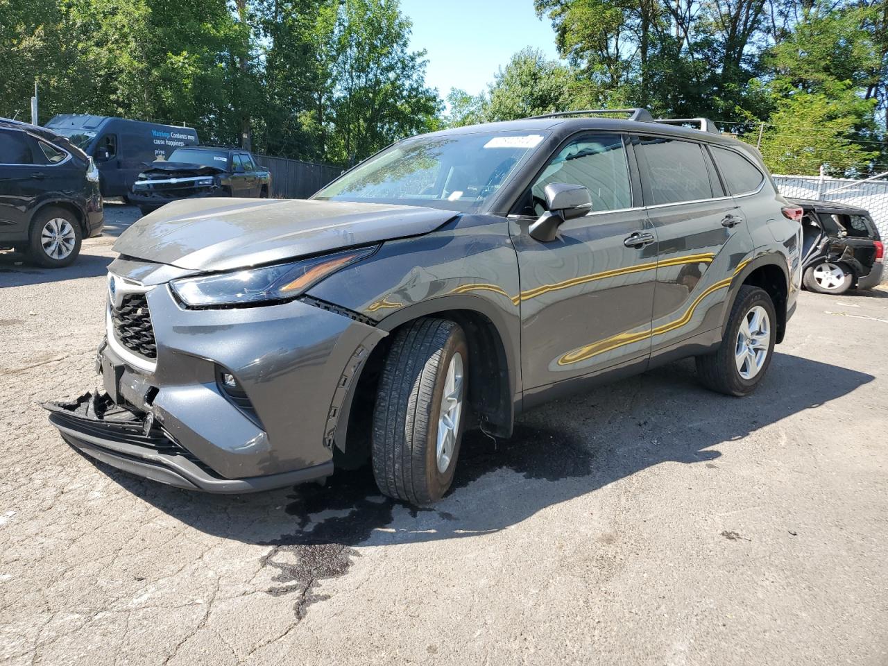 2022 Toyota Highlander VIN 5TDBBRCH3NS560480