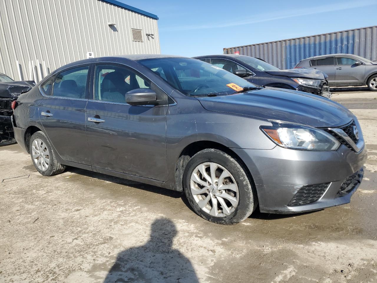 2019 Nissan Sentra VIN 3N1AB7AP1KL628547 Copart auction photo, rear end damage thumbnail 4