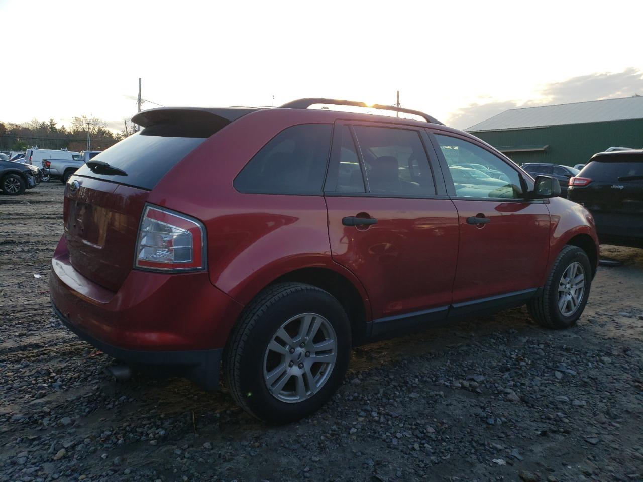 2007 Ford Edge VIN 2FMDK36C07BB47017 Copart auction photo, rear end / minor dent/scratches damage thumbnail 3