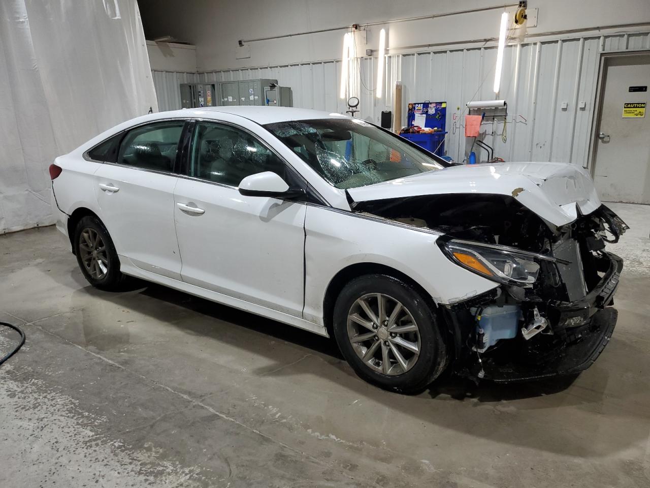 2018 Hyundai Sonata VIN 5NPE24AF4JH705771 Copart auction photo, front end / vandalism damage thumbnail 4