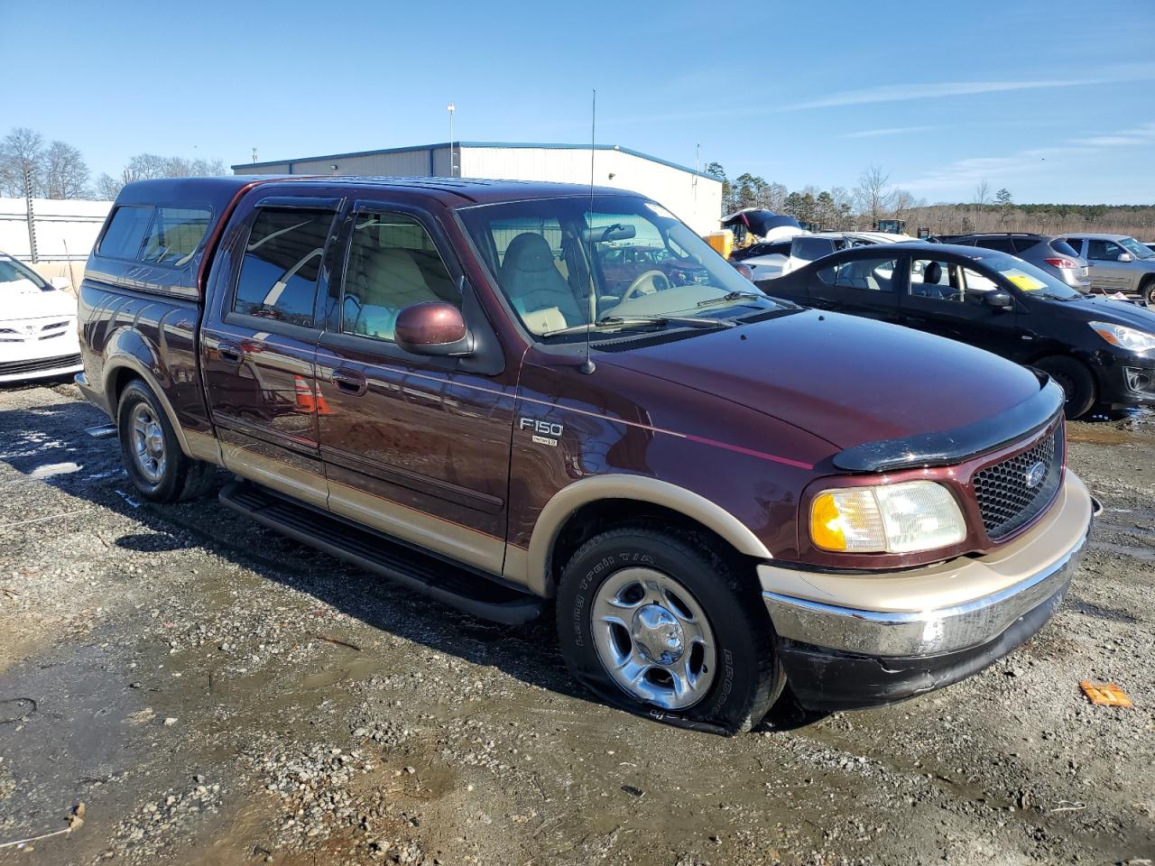 2001 Ford F-150 VIN 1FTRW07L51KE23619 Copart auction photo, undercarriage damage thumbnail 4