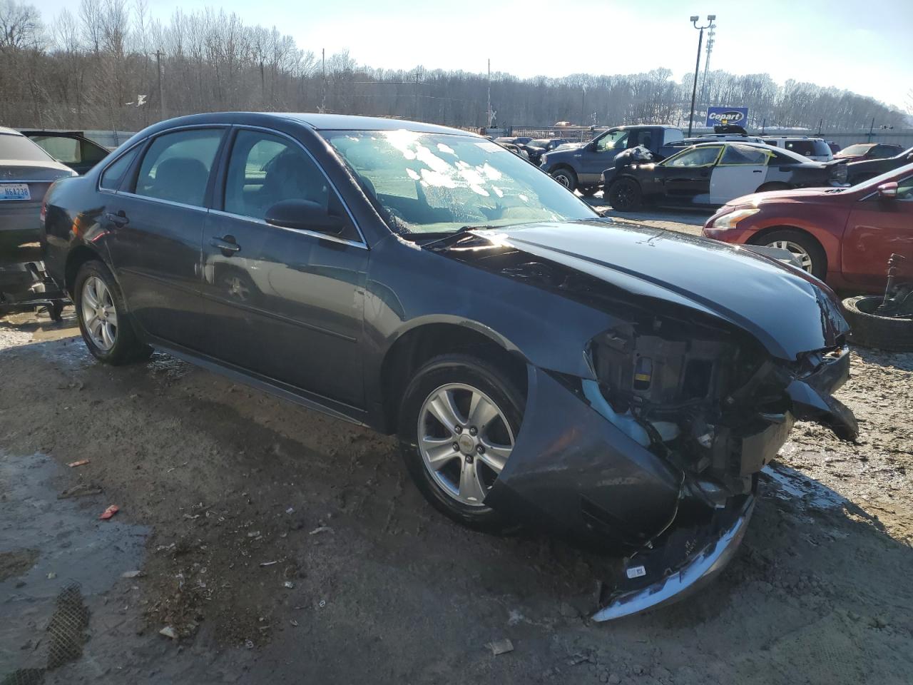 2016 Chevrolet Impala VIN 2G1WA5E36G1105687 Copart auction photo, front end damage thumbnail 4