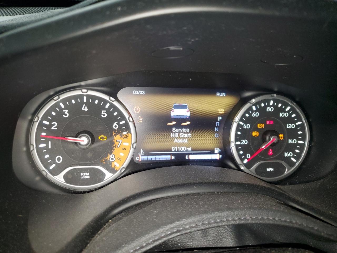 2016 Jeep Renegade VIN ZACCJBDT3GPE30541 Copart auction photo, side / front end damage thumbnail 9