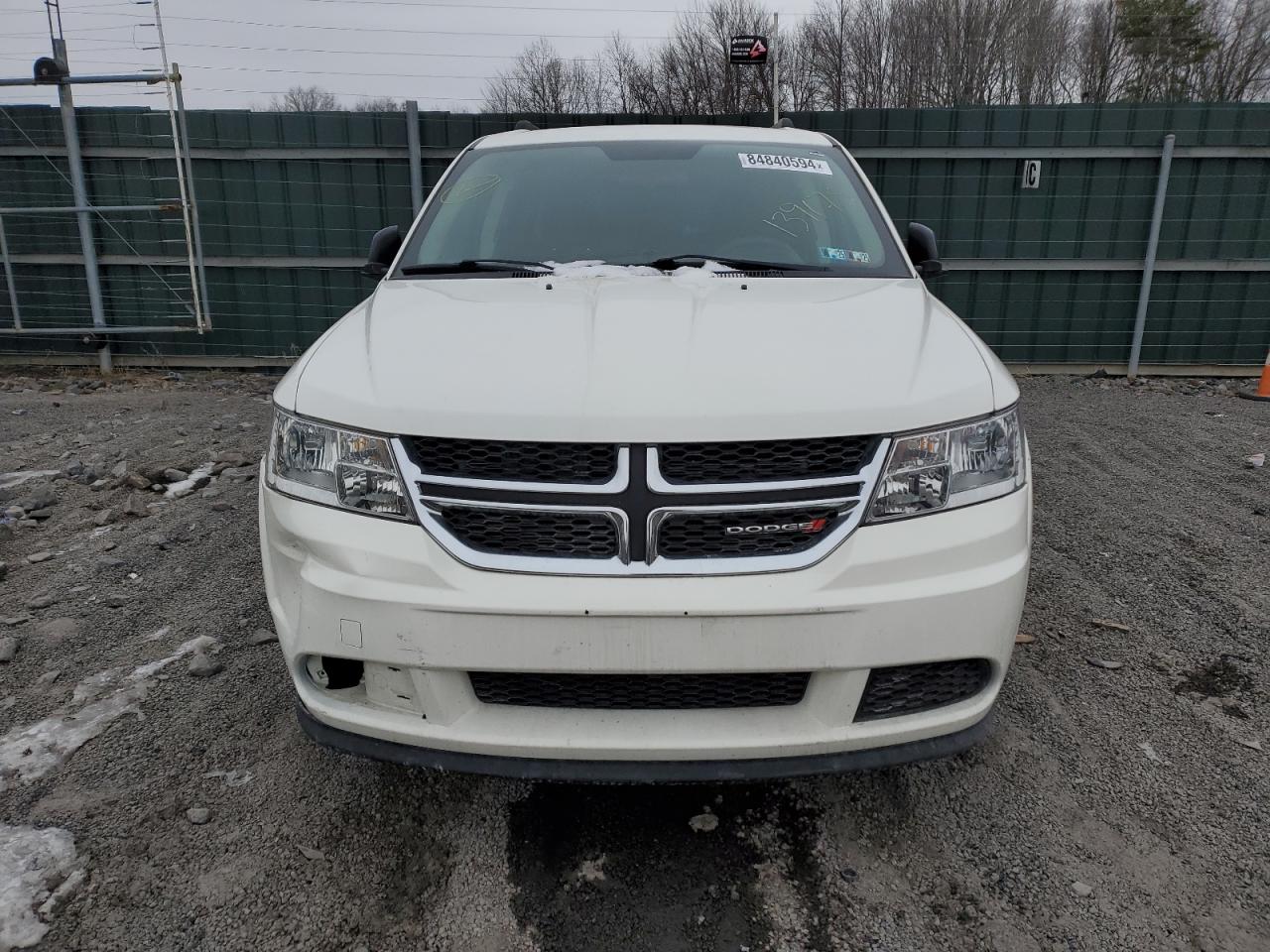 2016 Dodge Journey VIN 3C4PDCAB2GT139175 Copart auction photo, front end damage thumbnail 5