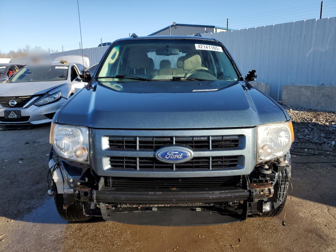 2011 Ford Escape VIN 1FMCU4K35BKB58210 Copart auction photo, rear end / front end damage thumbnail 5