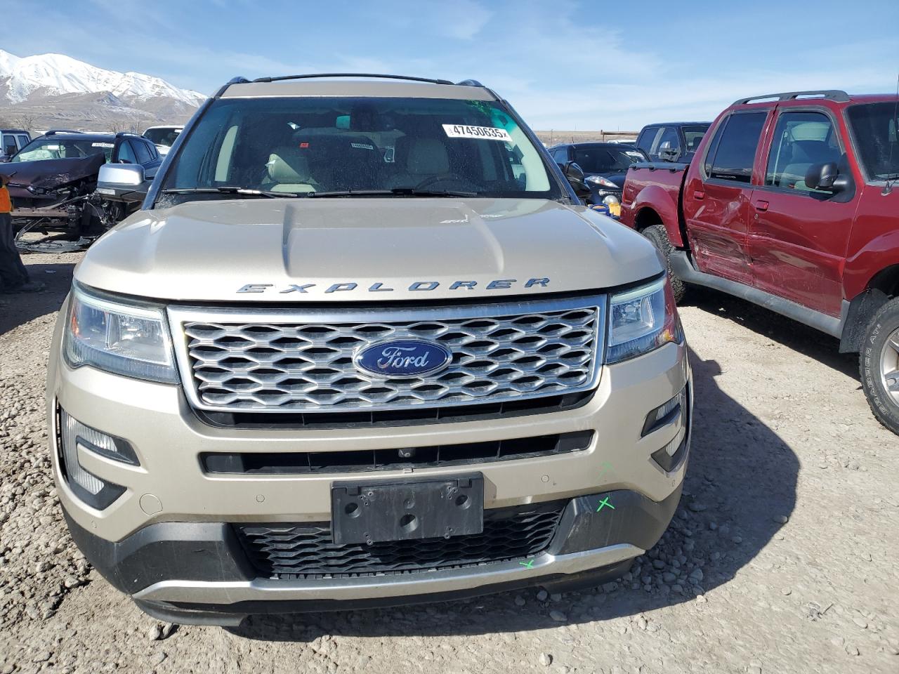 2017 Ford Explorer VIN 1FM5K8HT4HGA20795 Copart auction photo, front end damage thumbnail 5