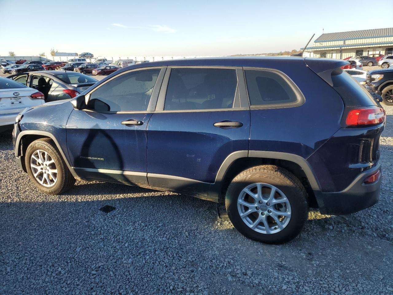 2015 Jeep Grand Cherokee VIN 1C4PJMAB6FW606590 Copart auction photo, front end / minor dent/scratches damage thumbnail 2