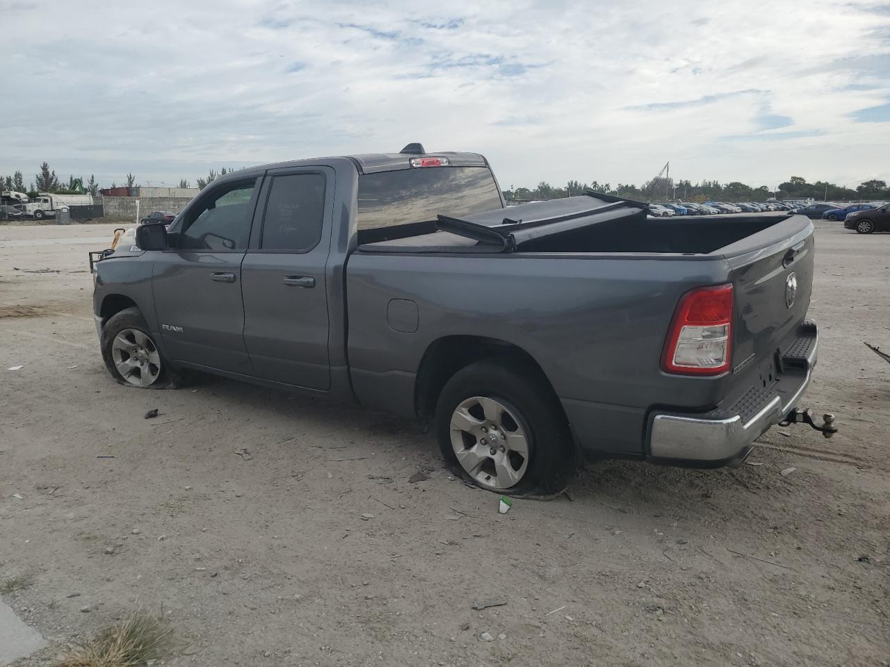 2021 RAM 1500 VIN 1C6RREBT7MN532928 Copart auction photo, side / front end damage thumbnail 2