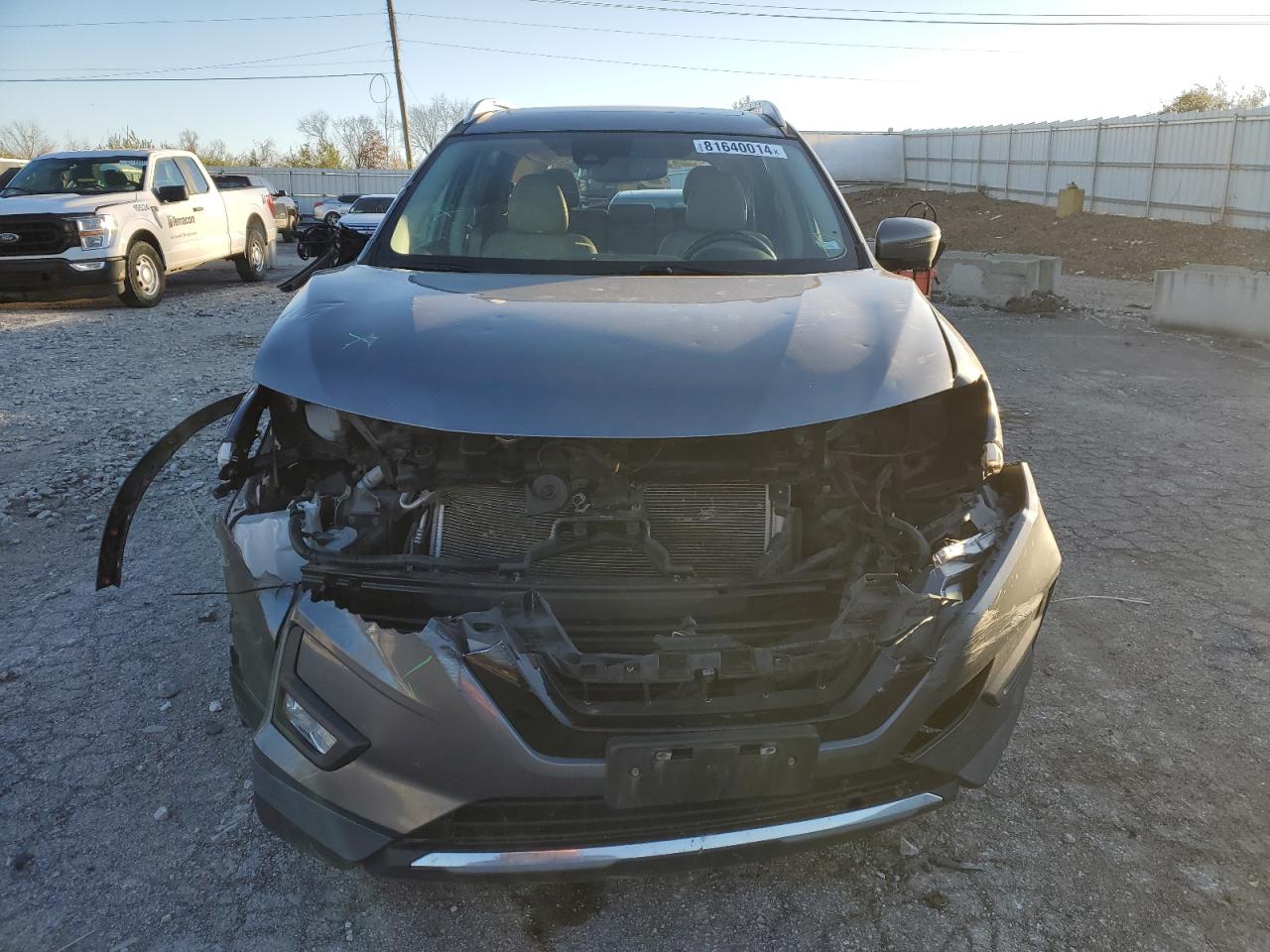 2017 Nissan Rogue VIN 5N1AT2MT0HC753867 Copart auction photo, front end / rear end damage thumbnail 5