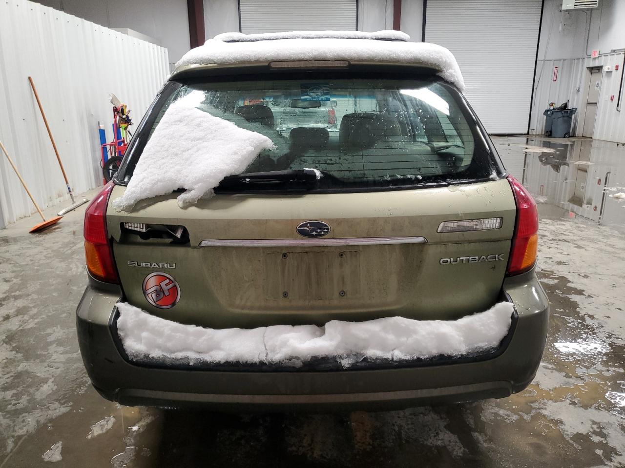 2006 Subaru Legacy VIN 4S4BP62C467343615 Copart auction photo, burn - engine / mechanical damage thumbnail 6