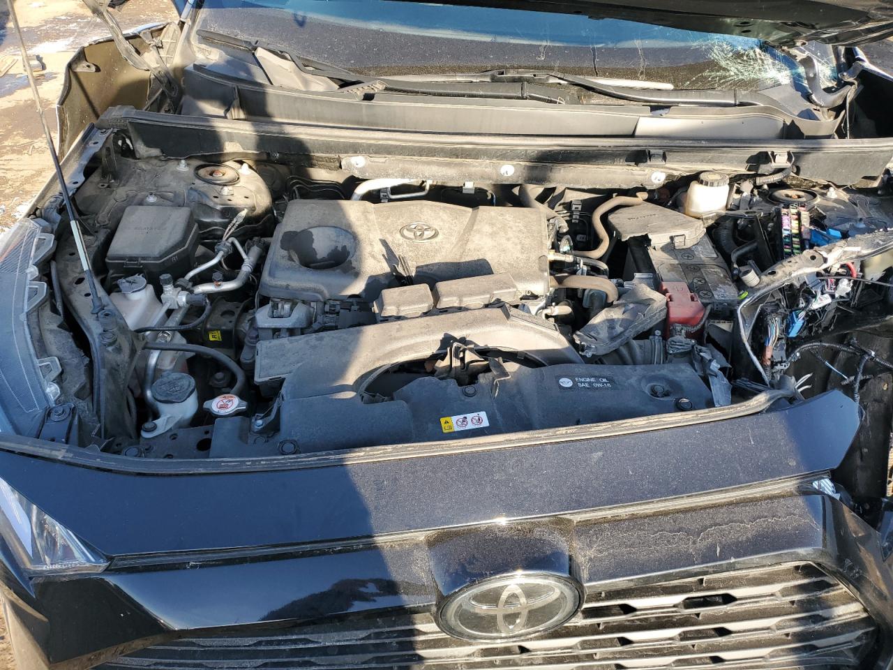 2021 Toyota RAV 4 VIN 2T3W1RFV9MW126325 Copart auction photo, front end / mechanical damage thumbnail 11