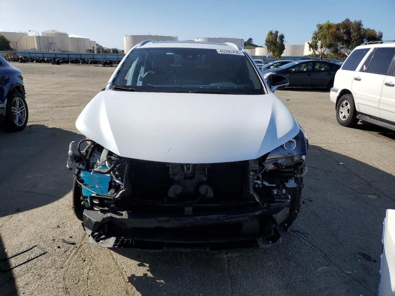 2021 Lexus NX VIN JTJSARBZXM5023314 Copart auction photo, side / front end damage thumbnail 5