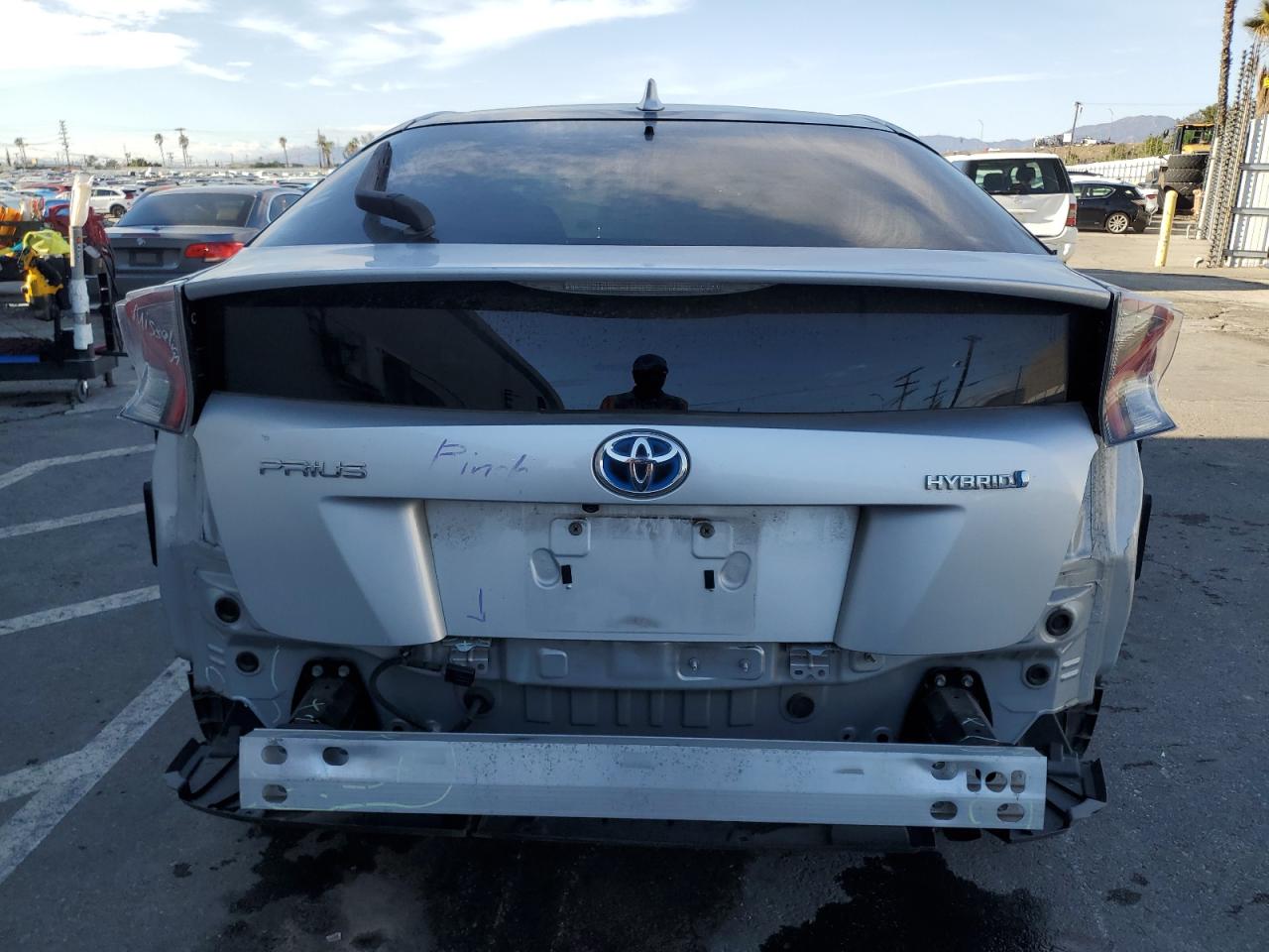2017 Toyota Prius VIN JTDKBRFU6H3032088 Copart auction photo, rear end damage thumbnail 6