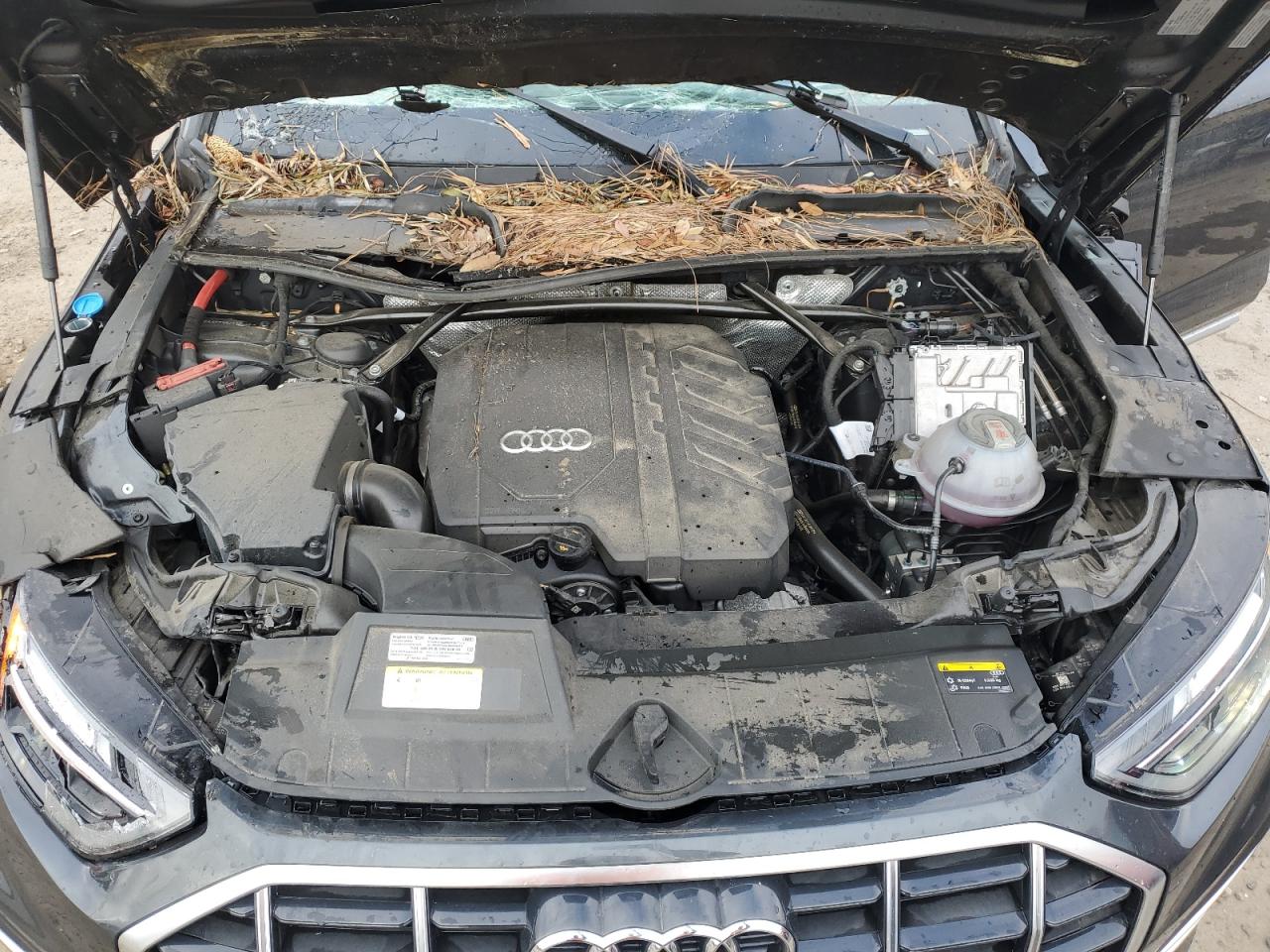 2021 Audi Q5 VIN WA1BAAFYXM2116416 Copart auction photo, all over damage thumbnail 12