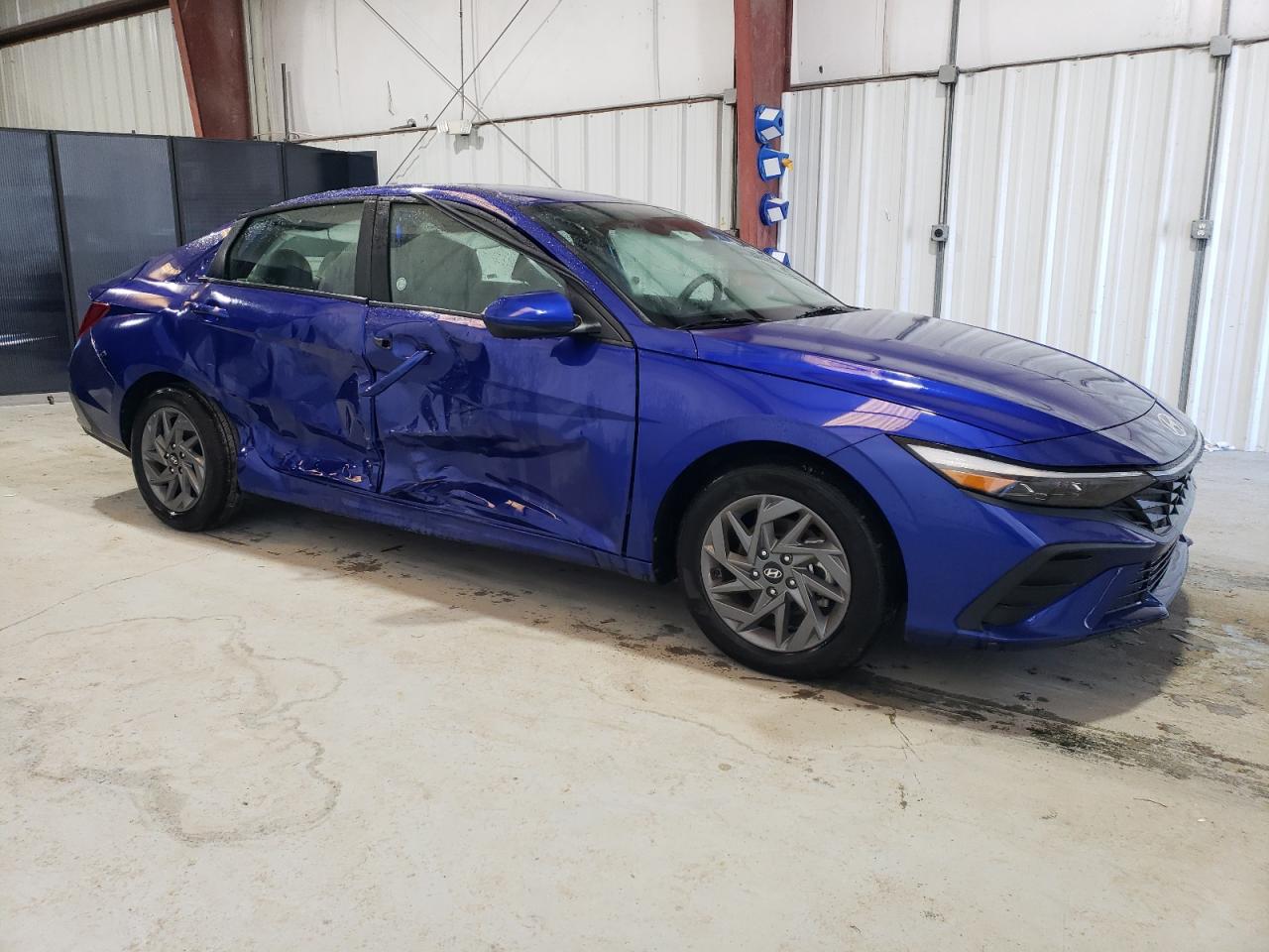 2024 Hyundai Elantra VIN KMHLM4DG6RU678432 Copart auction photo, side damage thumbnail 4