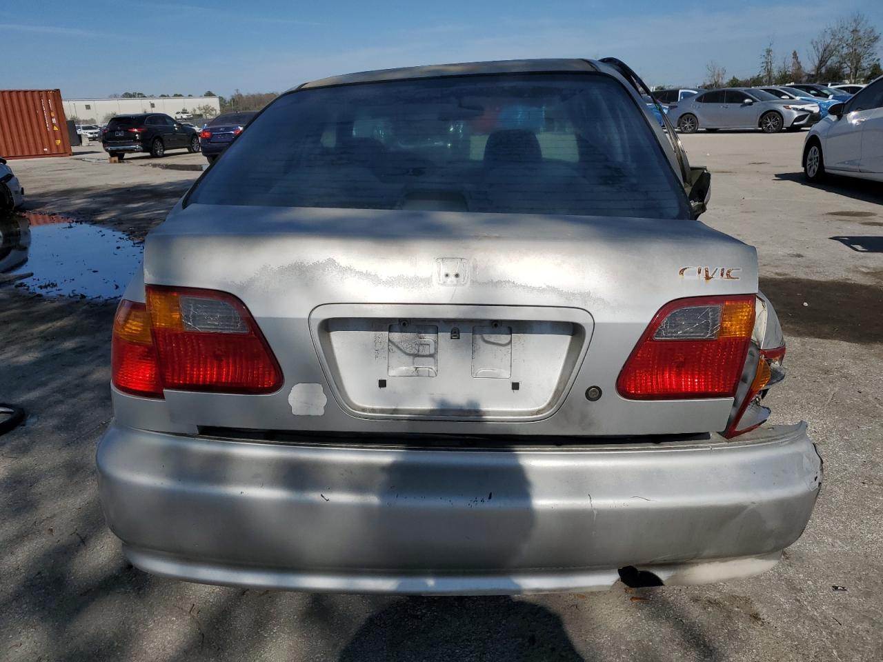 2000 Honda Civic VIN 2HGEJ6611YH542027 Copart auction photo, rear end / side damage thumbnail 6