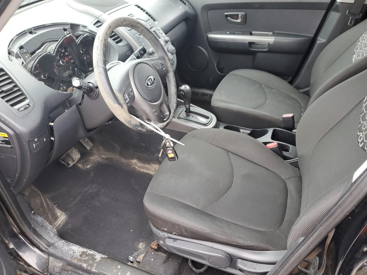 2010 KIA Soul VIN KNDJT2A22A7054979 Copart auction photo, side damage thumbnail 7