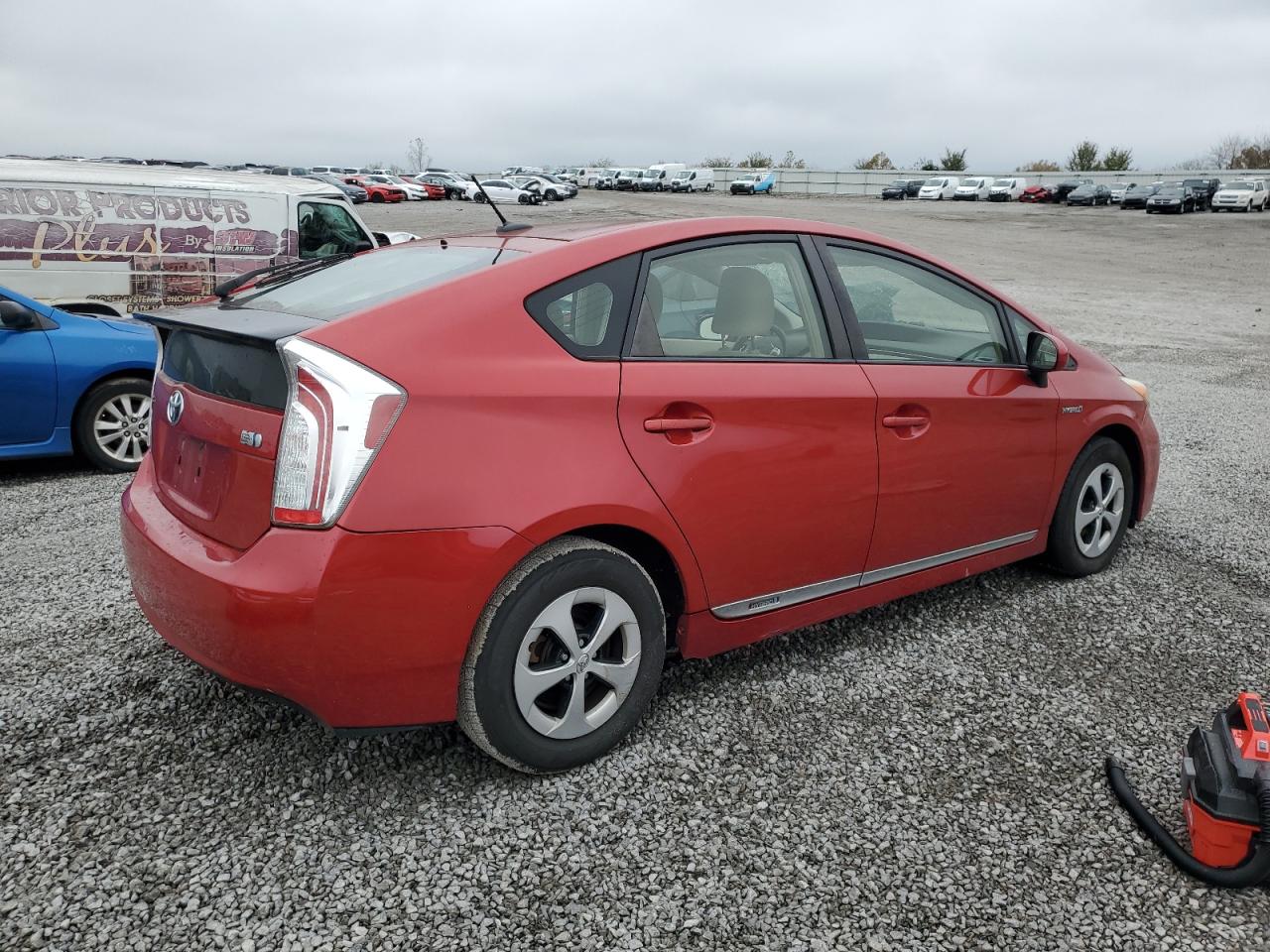 2014 Toyota Prius VIN JTDKN3DU3E1763317 Copart auction photo, mechanical damage thumbnail 3