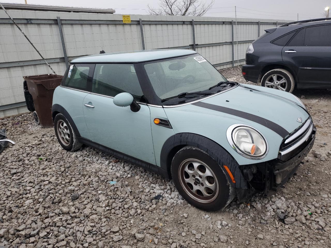 2012 MINI Cooper VIN WMWSU3C53CT184579 Copart auction photo, front end damage thumbnail 4
