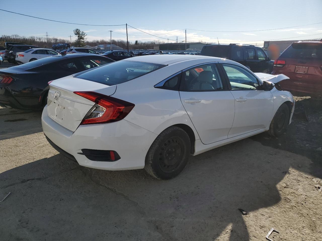 2018 Honda Civic VIN 2HGFC2F55JH522282 Copart auction photo, front end damage thumbnail 3