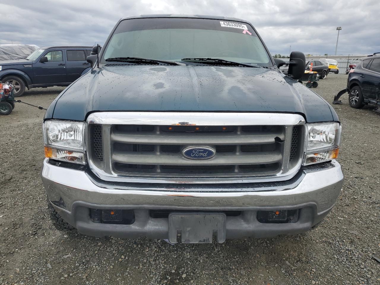 1999 Ford F250 VIN 1FTNX20L3XEB76271 Copart auction photo, rear end / side damage thumbnail 5