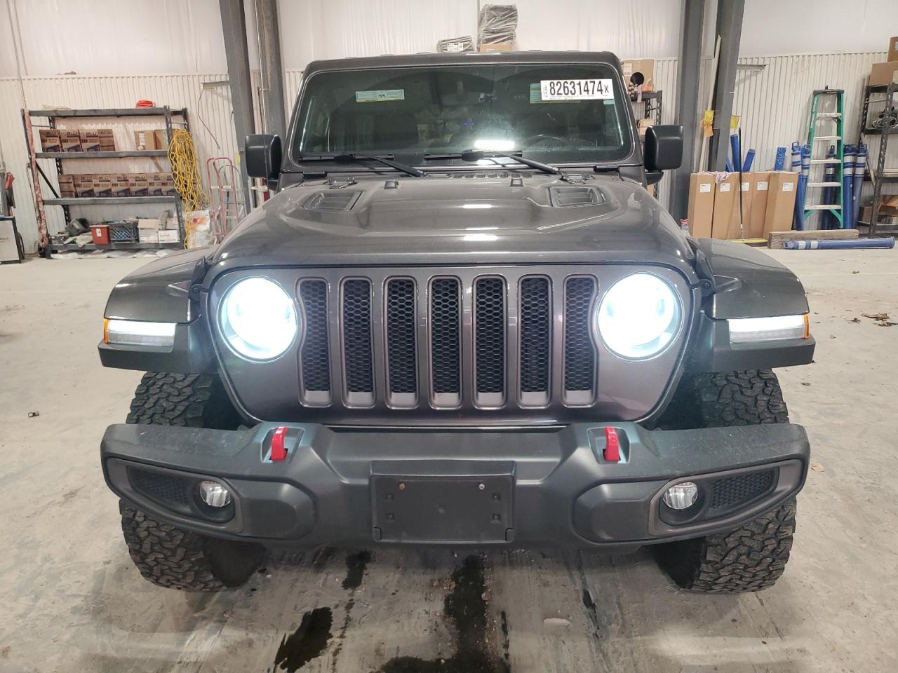 2019 Jeep Wrangler VIN 1C4HJXFN9KW519656 Copart auction photo, frame damage damage thumbnail 5