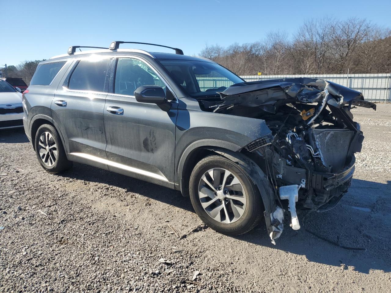 2020 Hyundai Palisade VIN KM8R2DHE0LU110063 Copart auction photo, front end damage thumbnail 4