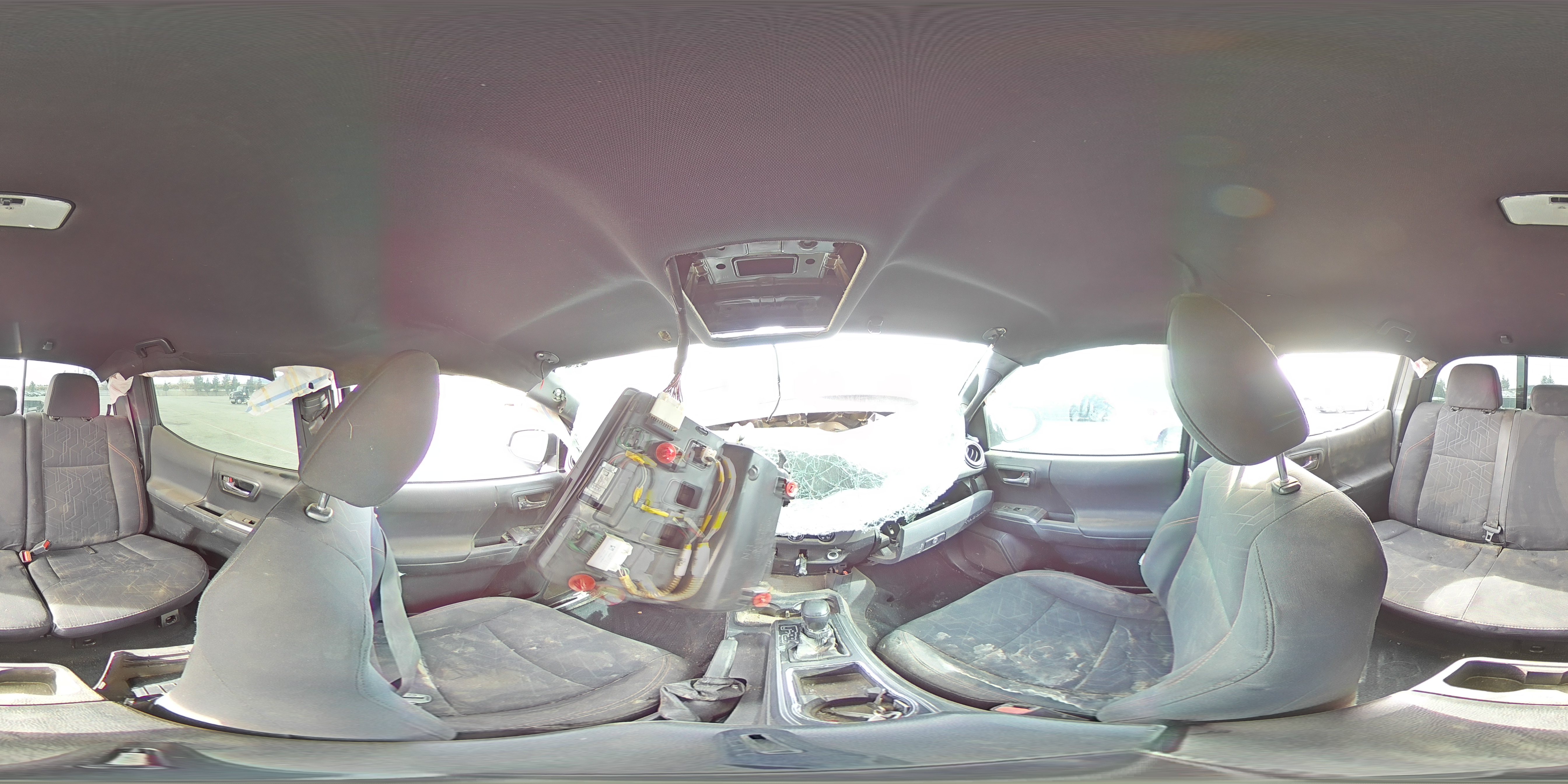 2017 Toyota Tacoma VIN 3TMBZ5DNXHM008410 Copart auction photo, front end / all over damage thumbnail 12