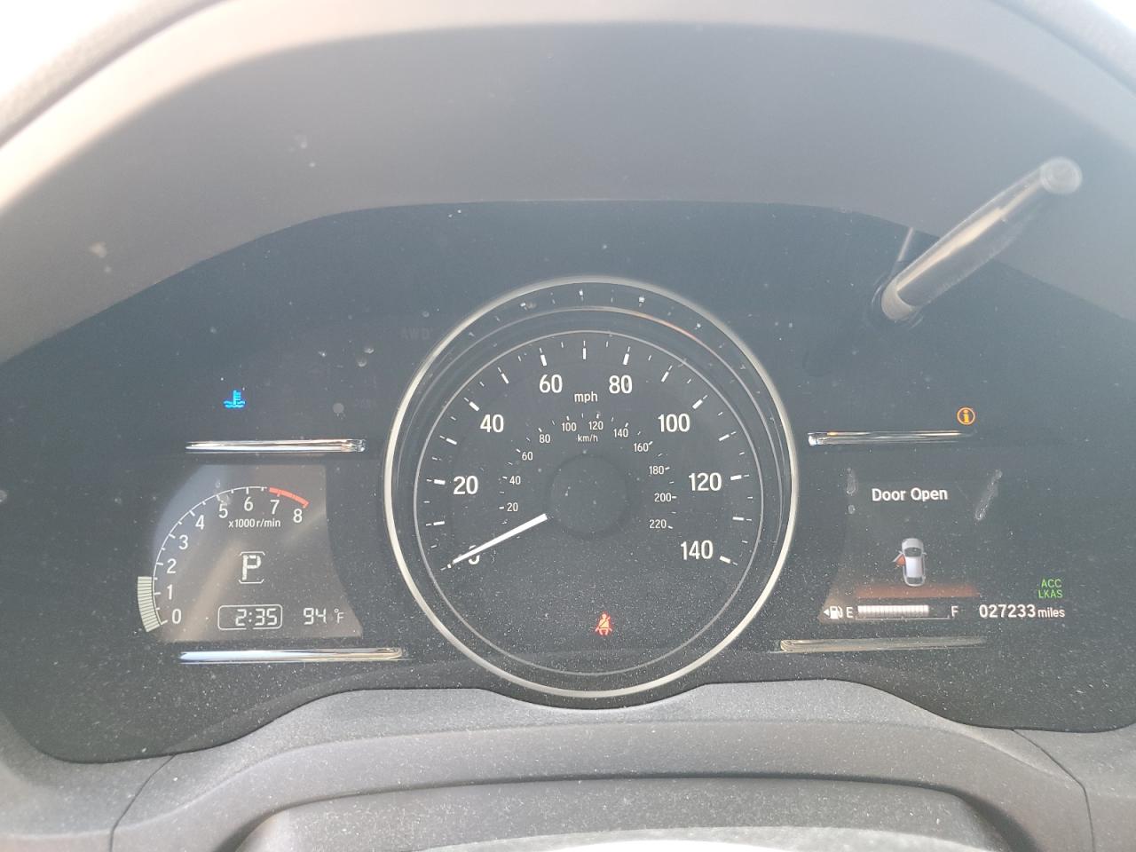 2022 Honda HR-V VIN 3CZRU5H51NM712055 Copart auction photo, rear end damage thumbnail 9