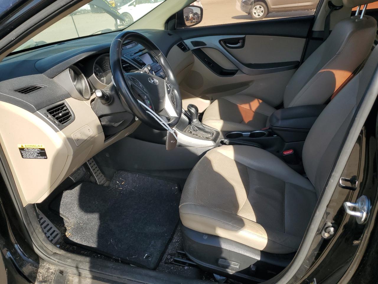 2015 Hyundai Elantra VIN KMHDH4AH9FU391328 Copart auction photo, front end damage thumbnail 7