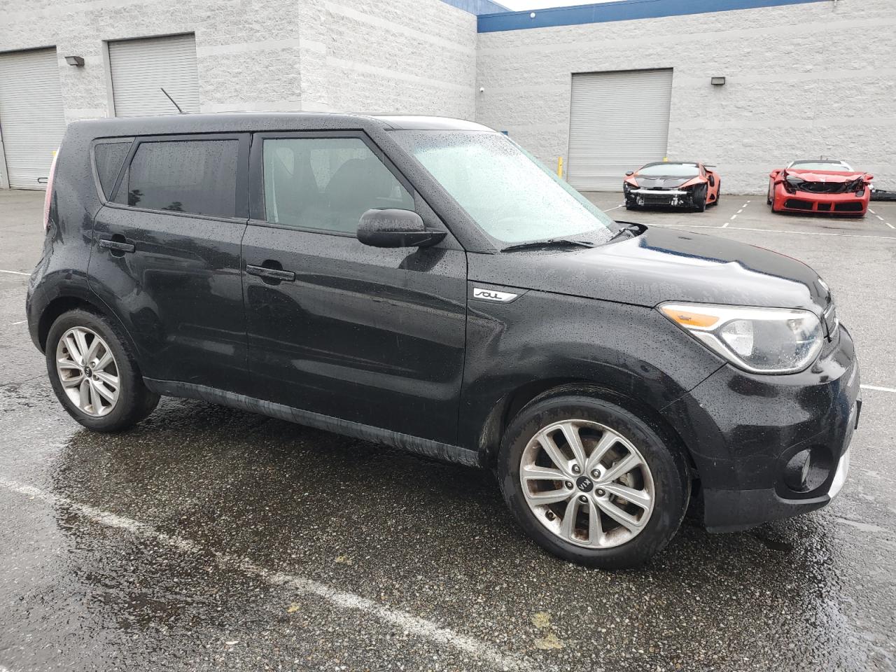 2017 KIA Soul VIN KNDJP3A54H7474791 Copart auction photo, vandalism damage thumbnail 4
