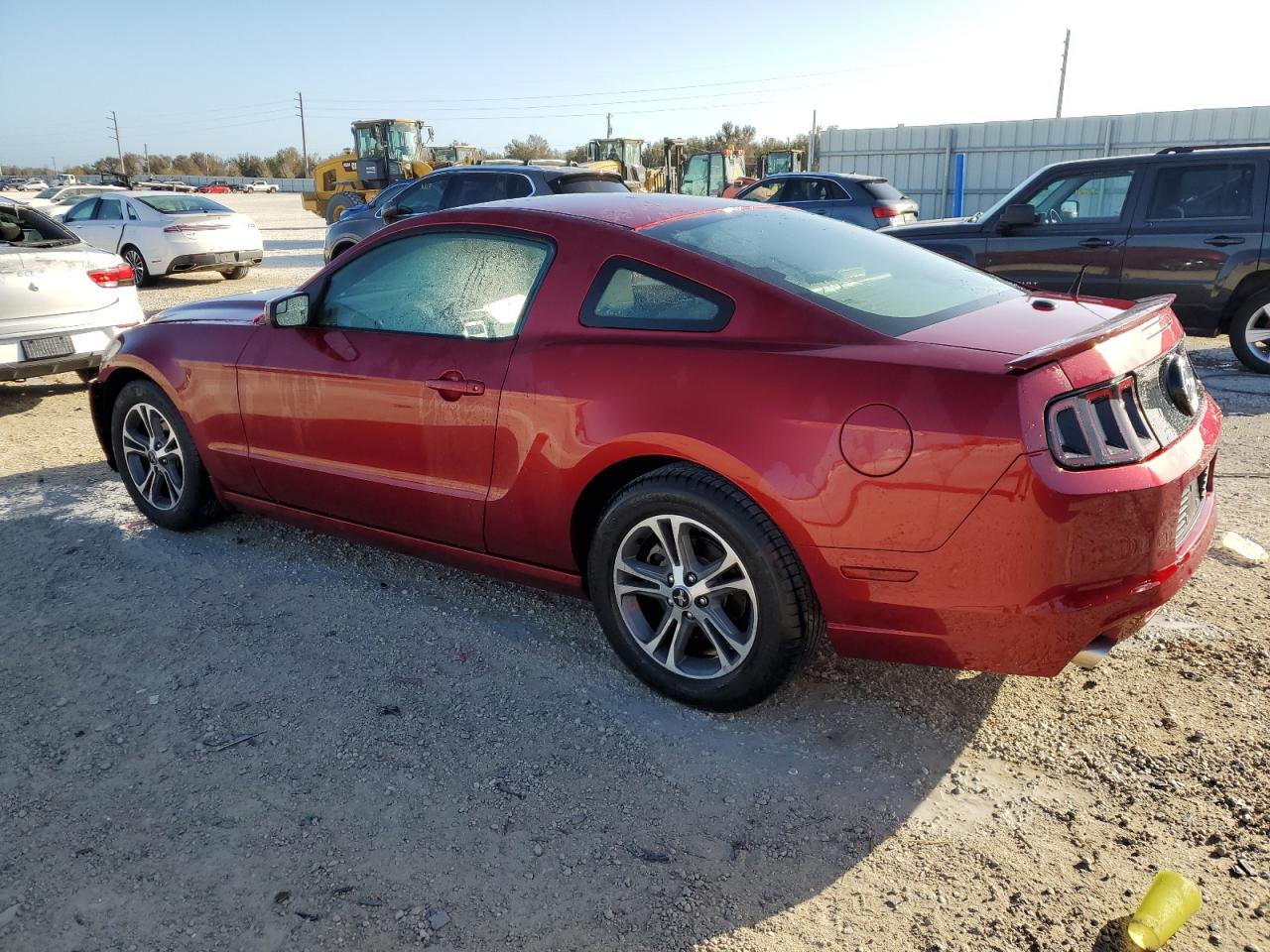 2014 Ford Mustang VIN 1ZVBP8AM1E5234305 Copart auction photo, side / front end damage thumbnail 2