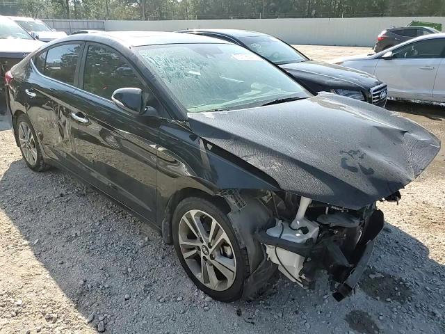 2017 Hyundai Elantra VIN KMHD84LF4HU176373 Copart auction photo, front end / side damage thumbnail 10