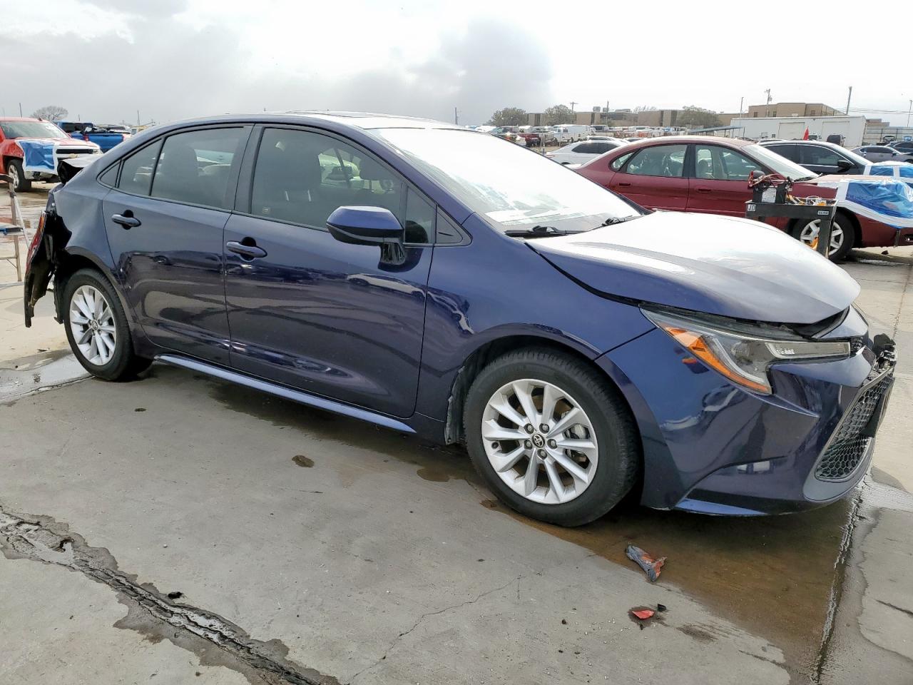 2020 Toyota Corolla VIN JTDHPRAE0LJ016565 Copart auction photo, rear end / front end damage thumbnail 4