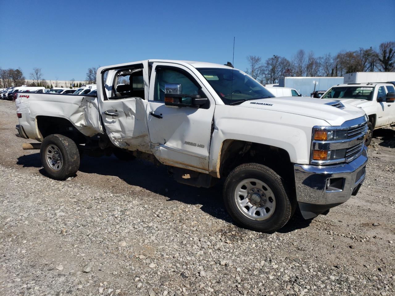 2018 Chevrolet Silverado VIN 1GC1KWEY0JF207695 Copart auction photo, side damage thumbnail 4