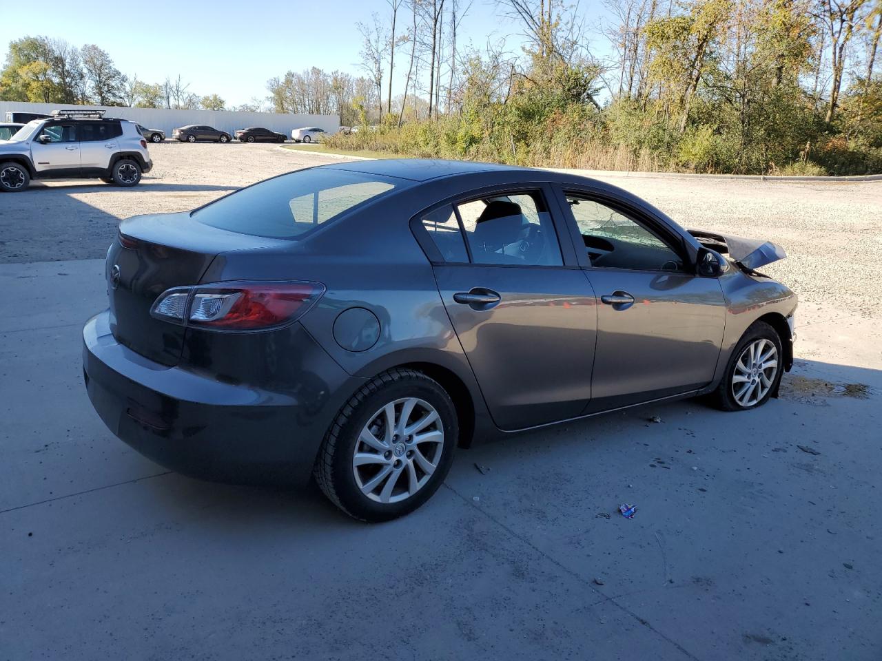 2012 Mazda 3 VIN JM1BL1VF0C1503013 Copart auction photo, front end / side damage thumbnail 3