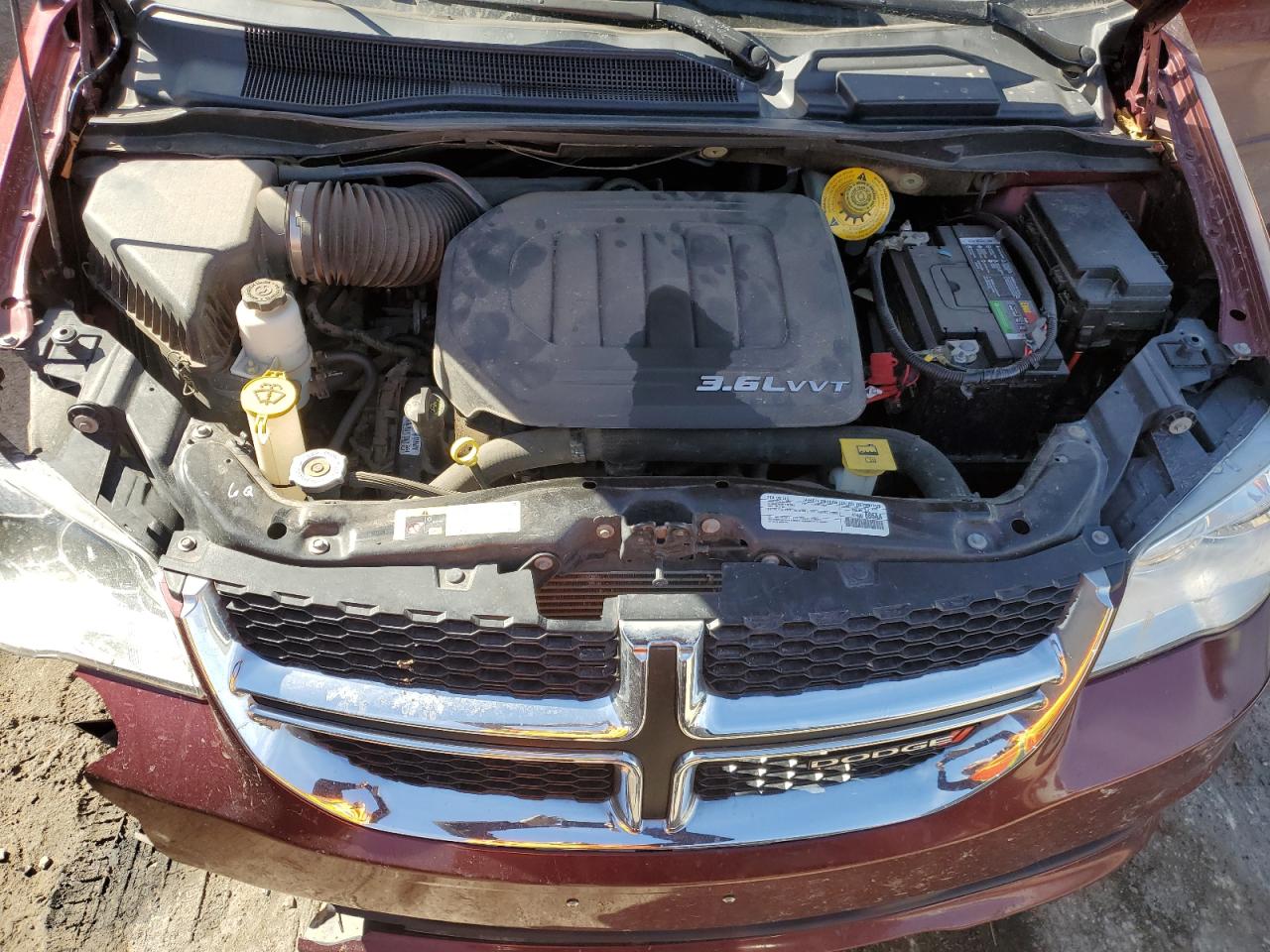 2017 Dodge Caravan VIN 2C4RDGBG8HR780460 Copart auction photo, front end / side damage thumbnail 14