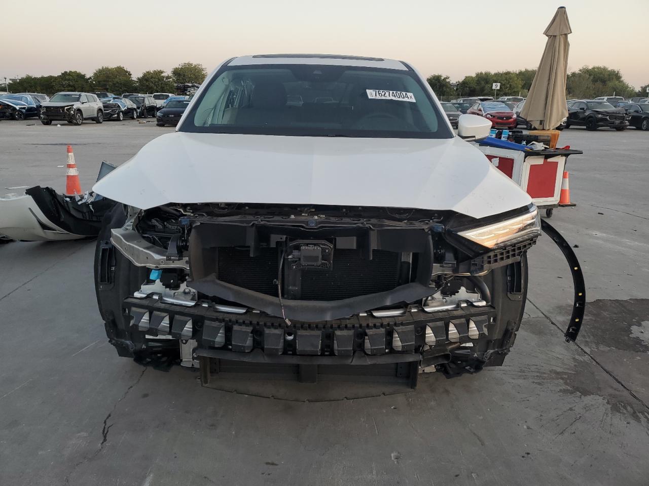 2024 Acura MDX VIN 5J8YD9H44RL004178 Copart auction photo, all over damage thumbnail 5