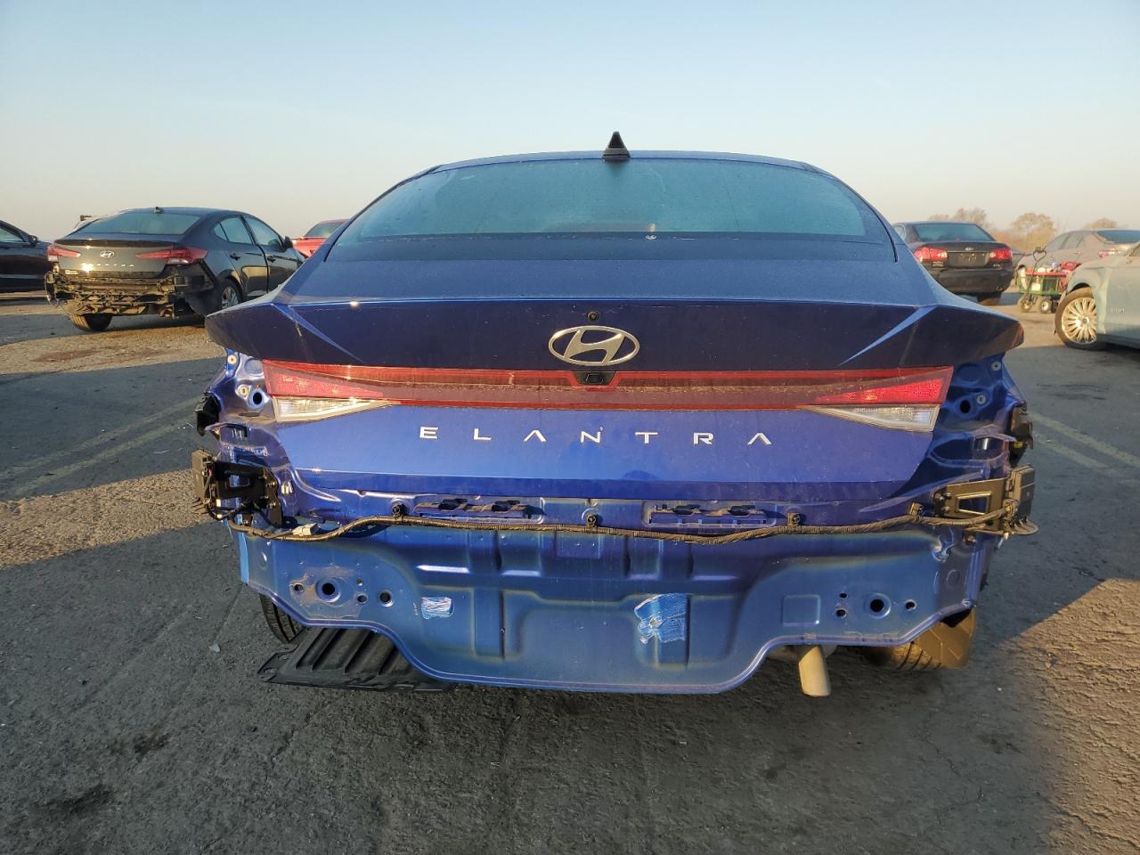 2024 Hyundai Elantra VIN KMHLM4DG8RU690761 Copart auction photo, rear end / front end damage thumbnail 6