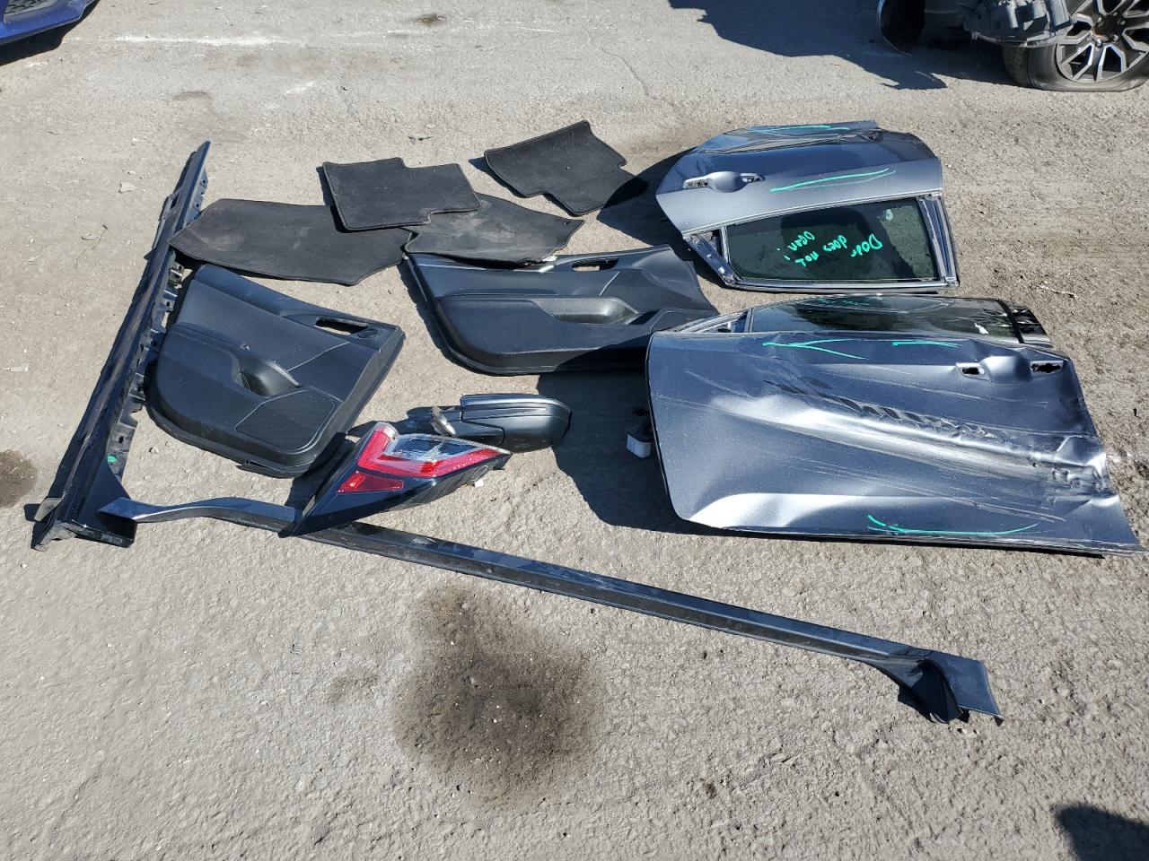 2021 Honda Civic VIN SHHFK7H40MU219700 Copart auction photo, side damage thumbnail 12