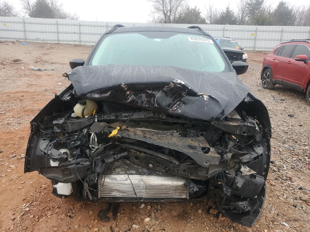 2017 Ford Escape VIN 1FMCU0G96HUD36080 Copart auction photo, front end / minor dent/scratches damage thumbnail 5