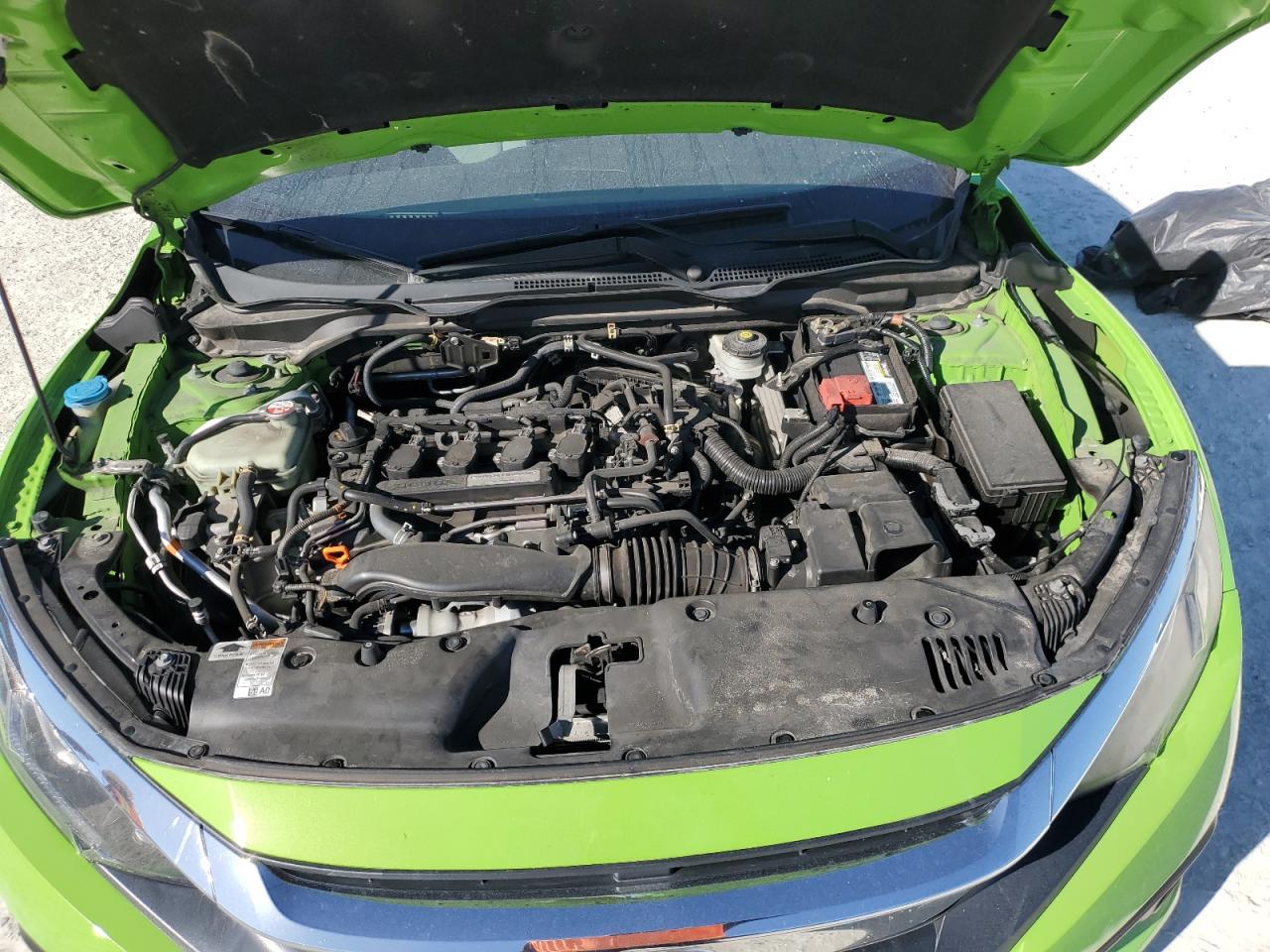 2016 Honda Civic VIN 2HGFC3B34GH359627 Copart auction photo, rear end damage thumbnail 11