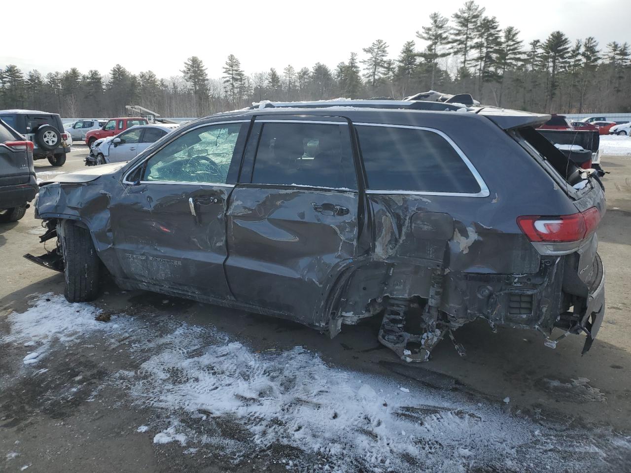 2020 Jeep Grand Cherokee VIN 1C4RJFBG8LC194040 Copart auction photo, rollover / all over damage thumbnail 2