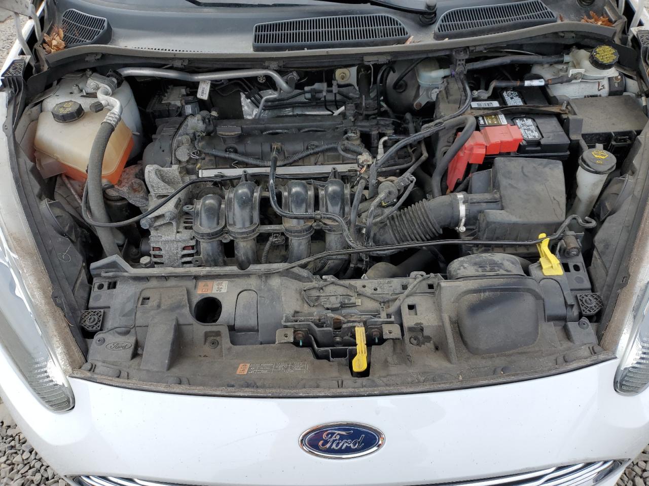 2015 Ford Fiesta VIN 3FADP4AJ7FM122555 Copart auction photo, rear end damage thumbnail 11