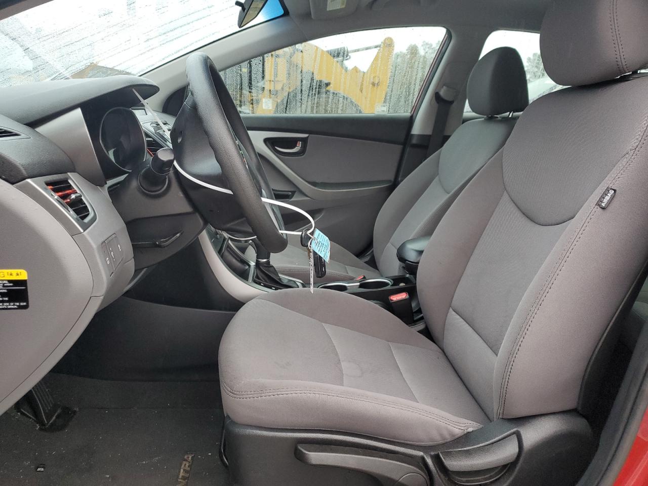 2016 Hyundai Elantra VIN 5NPDH4AE9GH665228 Copart auction photo, rear end damage thumbnail 7